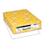 Neenah Exact Index Card Stock, 8.5 x 11 Inch, 90 lb, White, 250 Sheets (40311)