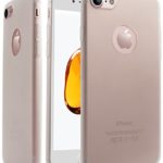 iPhone 7 Case, HZ BIGTREE [0.5mm] Ultra Thin [ Perfect Slim Fit ] Thinnest [Light Weight] Soft Touch Flexible Protect Case Back Cover Bumper for Apple iPhone 7 4.7 inch [Matte Frost White]