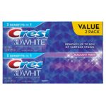 Crest 3D White Radiant Mint Whitening Toothpaste, 3.5 oz Twinpack