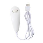 NewBull White Nunchuck Controller for Wii Video Game