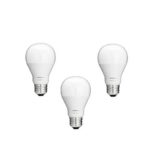 Philips 468058 Hue White A19 Light Bulbs, 3-Pack, Works with Amazon Alexa