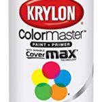 Krylon K05151202 Flat White Interior and Exterior Decorator Paint – 12 oz. Aerosol