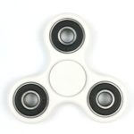 Fidget Spinner Toy Stress Reducer – Perfect For ADD, ADHD, Anxiety, and Autism Adult Children (White)