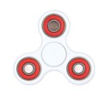 Balai Tri-Spinner Fidget Toy Hand Spinner EDC Focus Toy Perfect For ADD, ADHD, Anxiety, and Stress Relief (White Red)