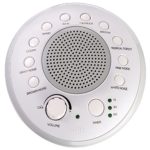 SONEic – Sleep, Relax and Focus Sound Machine. 10 Soothing White Noise and Natural Sound Tracks, with Timer Option. Crystal Clear Quality Sound Speaker & Headphone Jack. USB or Battery Powered – White