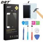 DRT OEM Replacement LCD Display Touch Screen Digitizer Frame Assembly  Set with Tools and DRT Screen Protector for iPhone 6 – White