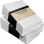 Cotton Dinner Napkins White – 12 Pack (18 inches x18 inches) Soft and Comfortable – Durable Hotel Quality – Ideal for Events and Regular Home Use – by Utopia Kitchen