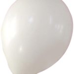 Firefly Imports Premium Latex Balloons Plain Color, 12-Inch, White, 12-Pack