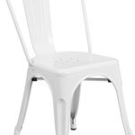 Flash Furniture Metal Chair, White