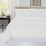 Utopia Bedding 3 Piece Queen Duvet Cover Set with 2 Pillow Shams, White