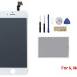 Oli & Ode iPhone 6 Screen Replacement For Lcd Touch Screen Digitizer Frame Assembly Set (White)
