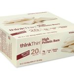 thinkThin High Protein Bars, White Chocolate (2.1 oz Bar, 10 Count)