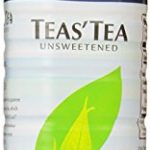 Teas’ Tea Unsweetened Green + White Tea, 16.9 Ounce (Pack of 12)