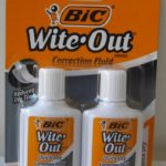 Bic Wite-Out Quick Dry Correction Fluid – 2 pack – white color writeout – white-out