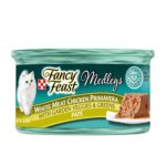 Purina Fancy Feast Medleys Pate Collection Gourmet Wet Cat Food, (24) 3 oz. Cans, White Meat Chicken Primavera  with Garden Veggies & Greens