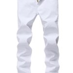 Men’s Skinny Slim Fit Stretch Straight Leg Fashion Jeans Pants