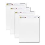 Post-it Easel Pad, 25 x 30-Inches, White, 30-Sheets/Pad, 4-Pads/Pack