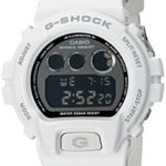 Casio G-Shock Mirror-Metallic White Mens Digital Watch – Casio DW6900NB-7