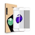 iPhone 7 Plus Privacy Screen Protector, Icheckey Anti Glare Anti-Spy Tempered Glass Full Cover Privacy Screen Protector for iPhone 7 Plus 5.5″-White