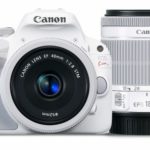 Canon DSLR Camera EOS Kiss X7 (White) with EF 40mm F2.8 STM + EF-S 18-55mm F3.5-5.6 IS STM – International Version (No Warranty)