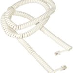 RCA 25 feet Handset Coil Cord, White (TP282W)