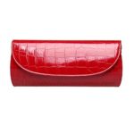 Fashion Road Evening Clutch, Womens Croc Skin Embossed Clutch Purses, Handbags For Party And Wedding