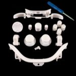 Xbox 360 White Full Parts Set (Thumbsticks, D-pad, Buttons, Triggers, Bumpers, Bottom Trim) for your controller (ABXY,Guide,Start, Back)