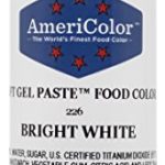 Americolor Soft Gel Paste Food Color, 6-Ounce, Bright White
