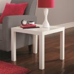 DHP Parsons End Table, White