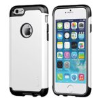 iPhone 6s Plus Case, LUVVITT [Ultra Armor] Shock Absorbing Case Best Heavy Duty Dual Layer Tough Cover for Apple iPhone 6/6s Plus – Black / White