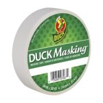 Duck Masking 240878 White Color Masking Tape, .94-Inch by 30 Yards