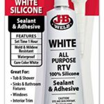J-B Weld 31312 White All-Purpose RTV Silicone Sealant and Adhesive – 3 oz.
