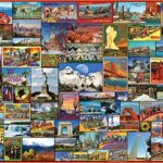 White Mountain Puzzles Best Places In America – 1000 piece Jigsaw Puzzle