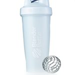 BlenderBottle Classic Loop Top Shaker Bottle, Frosted White, 28-Ounce Loop Top