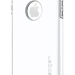 Spigen Hybrid Armor iPhone 7 Plus Case with Air Cushion Technology and Hybrid Drop Protection for iPhone 7 Plus – Jet White