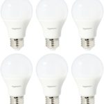 AmazonBasics 60 Watt Equivalent, Soft White, Dimmable, A19 LED Light Bulb – 6 Pack