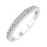 IGI Certified 14k Gold Wedding Diamond Band Ring (1/4 Carat)
