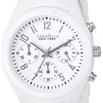 Caravelle New York by Bulova Women’s 45L145 Analog Display Japanese Quartz White Watch