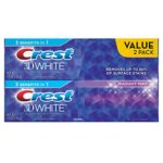 Crest 3D White Radiant Mint Whitening Toothpaste, 4.8 oz ,2 Count