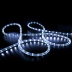WYZworks 150 feet 1/2″ Thick COOL WHITE Pre-Assembled LED Rope Lights with 10′, 25′, 50′, 100′ option – Christmas Holiday Decoration Lighting | UL & CSA Certified