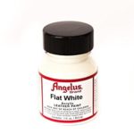 Angelus Brand Acrylic Leather Paint Waterproof 1oz – Flat White