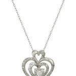 10k Gold Diamond Heart Pendant Necklace (1/4 cttw, I-J Color, I2-I3 Clarity)