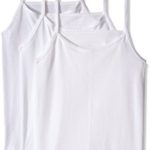 Fruit of the Loom Big Girls’ White Cami (Pack of 3)
