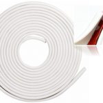 Door Edge Guards Ideal For Most Sedans By COSMOSS, Virtually Invisible / Durable and Cleanly Removable Design, Easy D.I.Y. Installation: No Tools Needed, 16-ft (White)