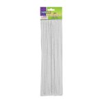 Creativity Street Chenille Stems/Pipe Cleaners 12 Inch x 4mm 100-Piece, White