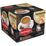 Indulgio White Chocolate Caramel Cappuccino, 42 Count