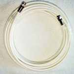 B&L Cables Hand Crafted Custom Copper Clad Quad Coaxial Cables white 40ft.