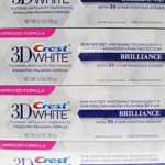 Crest 3D White Brilliance Toothpaste, Mesmerizing Mint 4.1 oz ( Pack of 4)