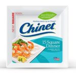 Chinet Classic White Dinner Plate, White, Square, 9-1/2 Inch, 15 Count