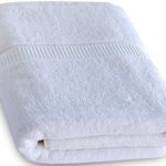 Cotton Bath Towels (White, 30 x 56 Inch) Luxury Bath Sheet Perfect for Home, Bathrooms, Pool and Gym Ringspun Cotton by Utopia Towels